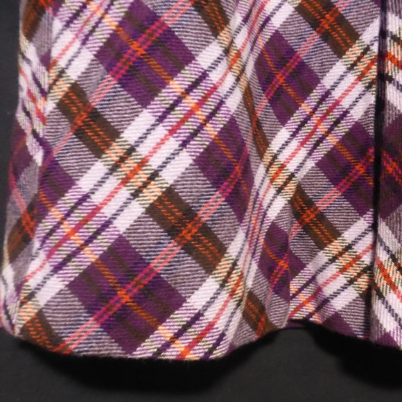 ESPRIT, plaid lined skirt with belt loops, side zip, size 8, BNWOT - Picture 6 of 16